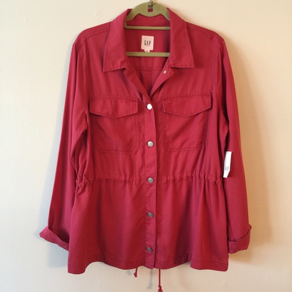 gap utility shirt jacket